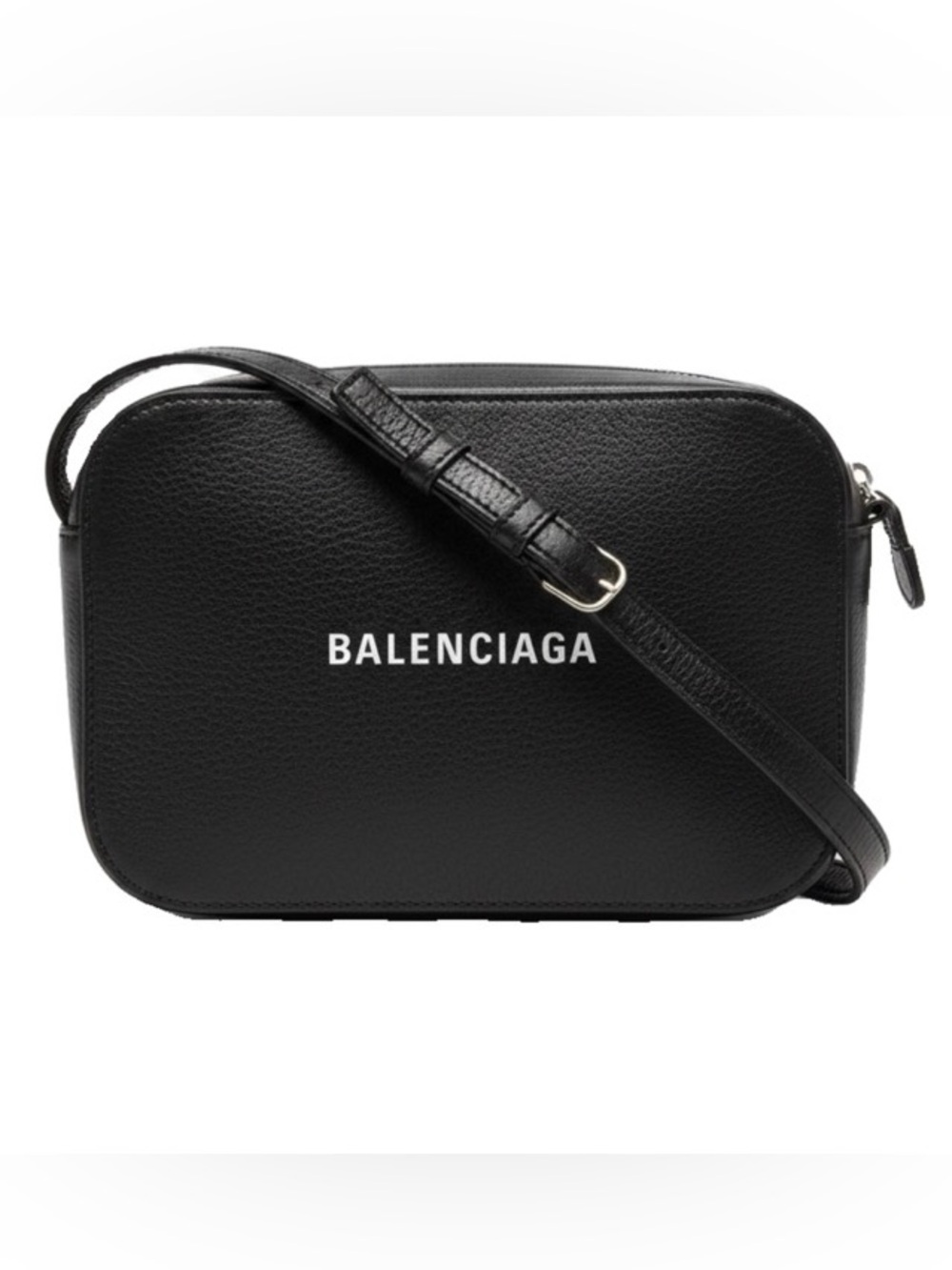 🛍️ Authentic Balenciaga Black Calfskin Leather Everyday Small Camera Bag